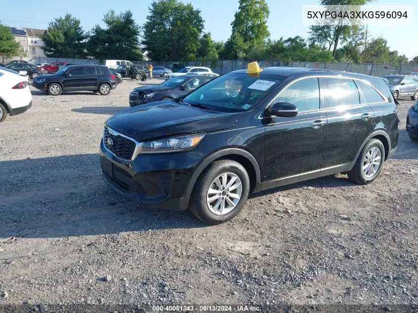 5XYPG4A3XKG596094 2019 Kia Sorento 2.4L L