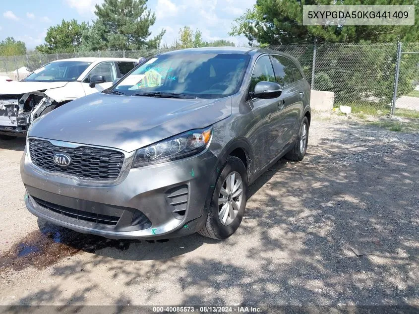 5XYPGDA50KG441409 2019 Kia Sorento 3.3L Lx