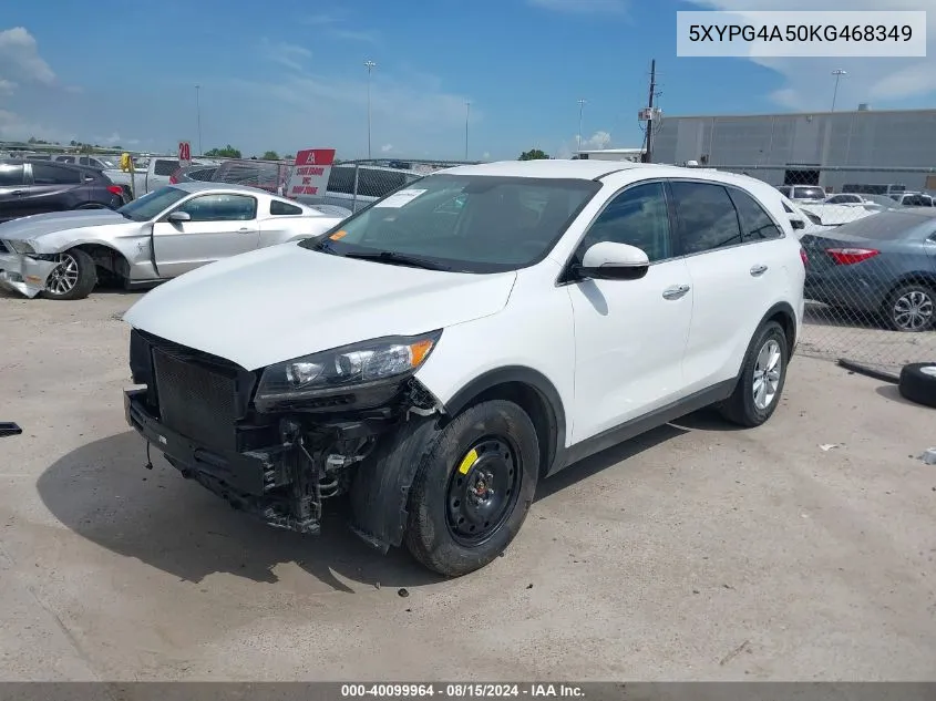 5XYPG4A50KG468349 2019 Kia Sorento 3.3L Lx