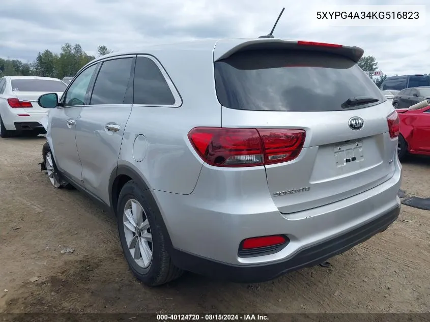 5XYPG4A34KG516823 2019 Kia Sorento 2.4L L