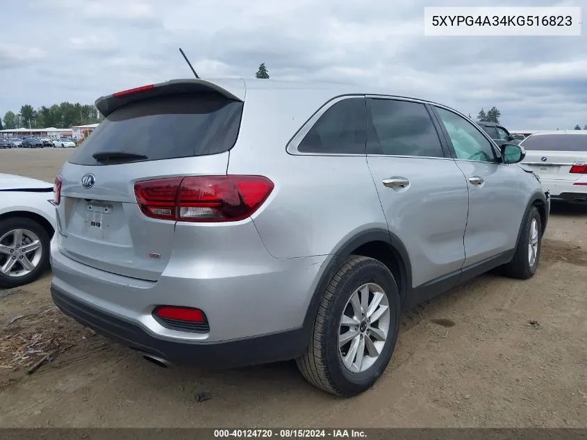 5XYPG4A34KG516823 2019 Kia Sorento 2.4L L