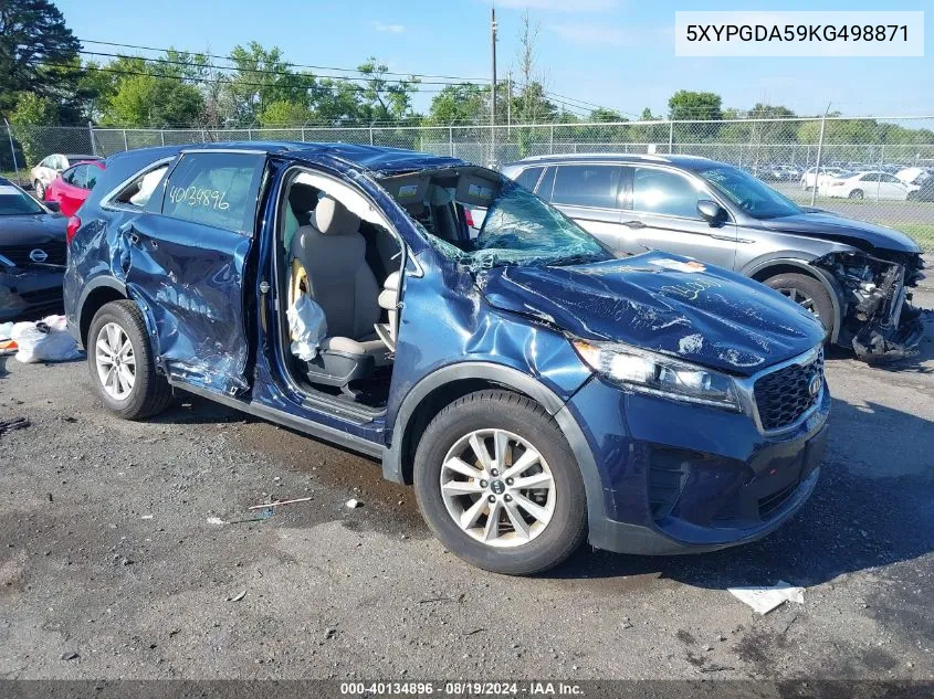 5XYPGDA59KG498871 2019 Kia Sorento 3.3L Lx