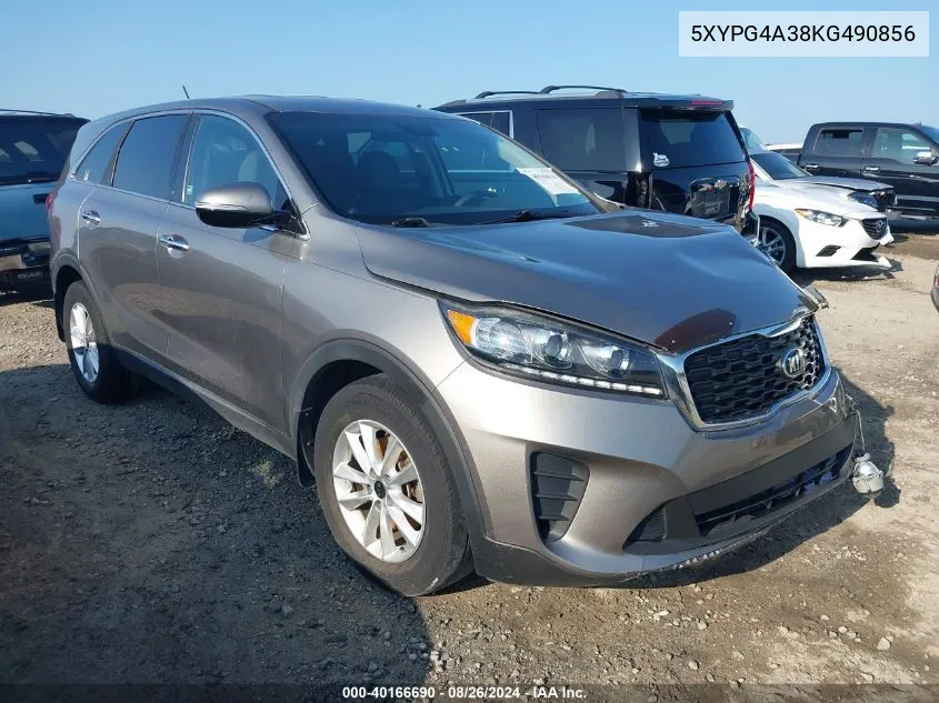 5XYPG4A38KG490856 2019 Kia Sorento 2.4L L