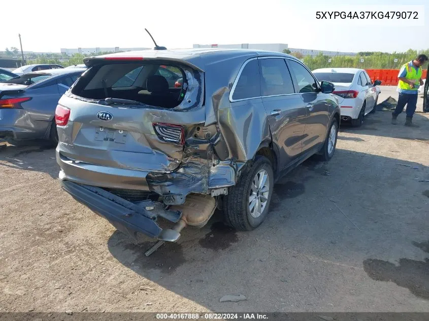 5XYPG4A37KG479072 2019 Kia Sorento 2.4L L