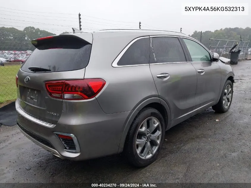 5XYPK4A56KG532313 2019 Kia Sorento 3.3L Sx