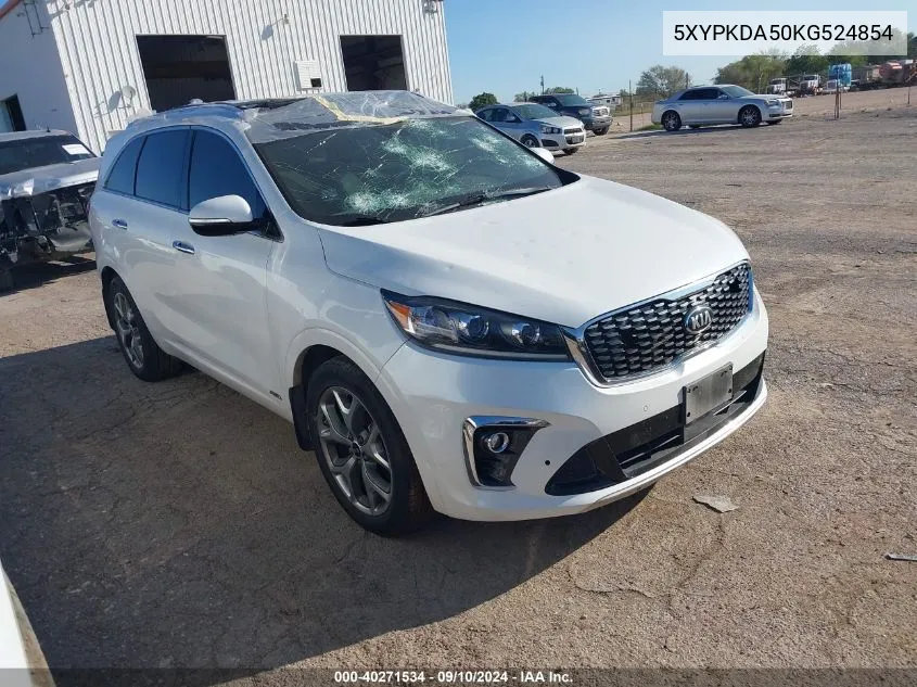 2019 Kia Sorento Sx/Sxl VIN: 5XYPKDA50KG524854 Lot: 40271534