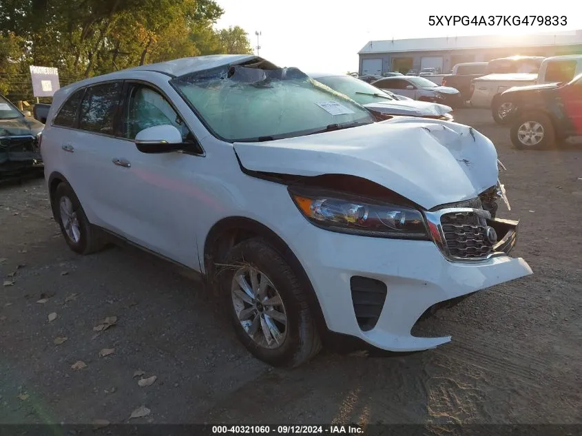 2019 Kia Sorento L/Lx VIN: 5XYPG4A37KG479833 Lot: 40321060