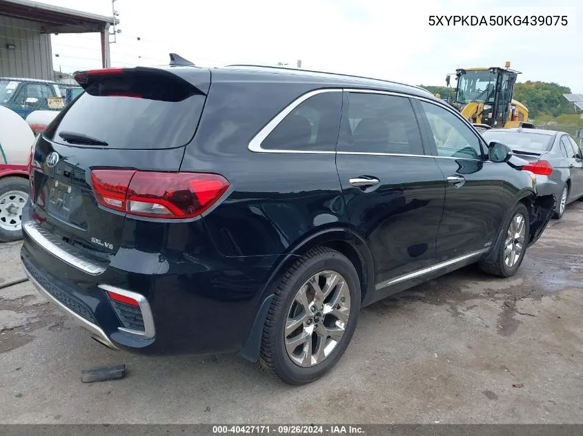 5XYPKDA50KG439075 2019 Kia Sorento Sx/Sxl