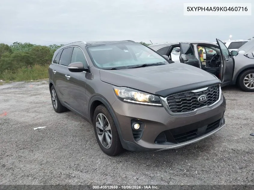 5XYPH4A59KG460716 2019 Kia Sorento Ex/Ex Sport