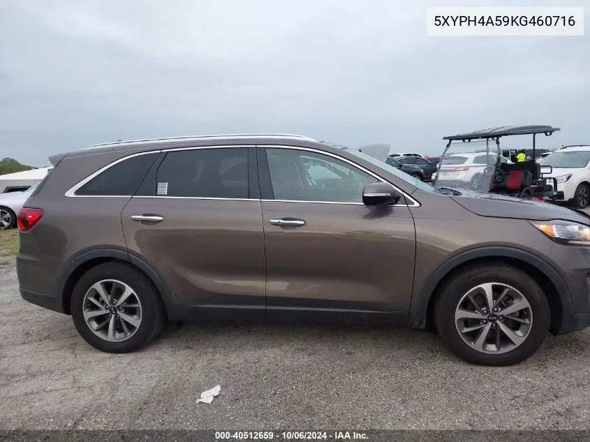 5XYPH4A59KG460716 2019 Kia Sorento Ex/Ex Sport