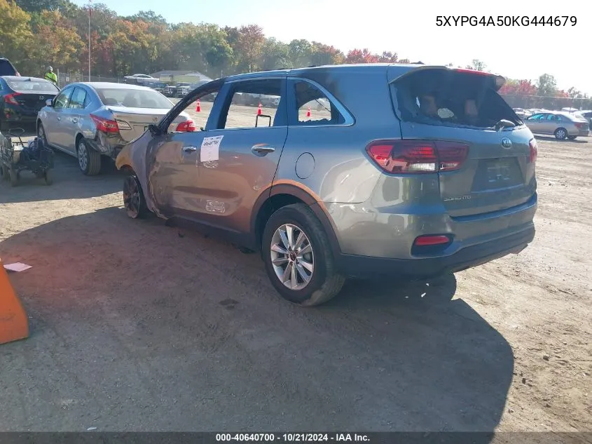 5XYPG4A50KG444679 2019 Kia Sorento Lx/S