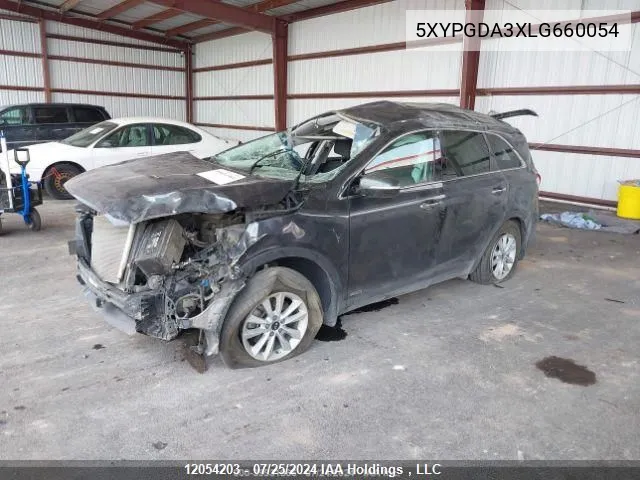 2020 Kia Sorento L/Lx VIN: 5XYPGDA3XLG660054 Lot: 12054203