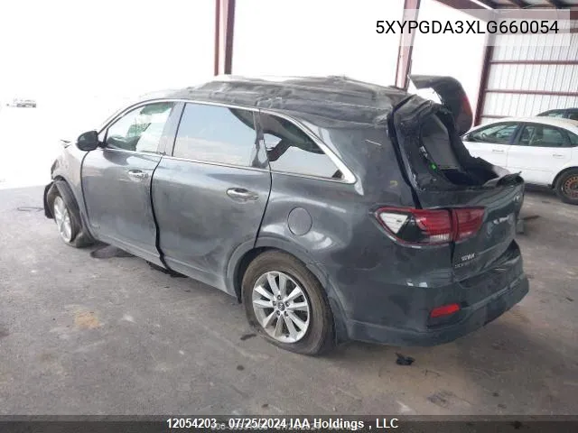 2020 Kia Sorento L/Lx VIN: 5XYPGDA3XLG660054 Lot: 12054203