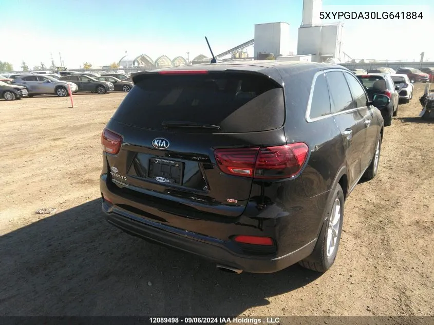 2020 Kia Sorento VIN: 5XYPGDA30LG641884 Lot: 12089498