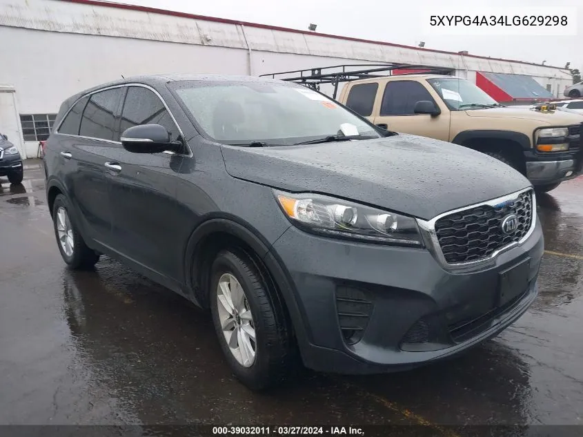 5XYPG4A34LG629298 2020 Kia Sorento 2.4L Lx