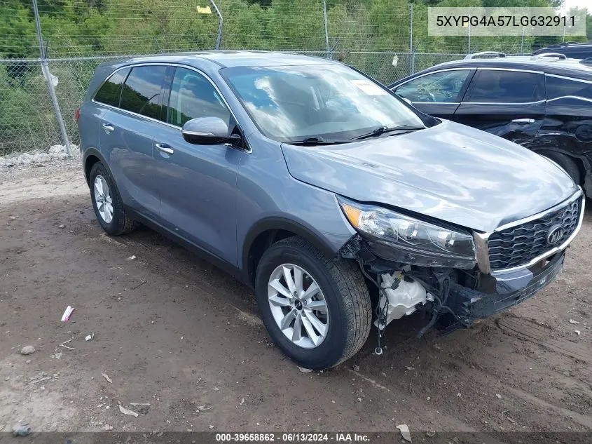 2020 Kia Sorento 3.3L Lx VIN: 5XYPG4A57LG632911 Lot: 39658862