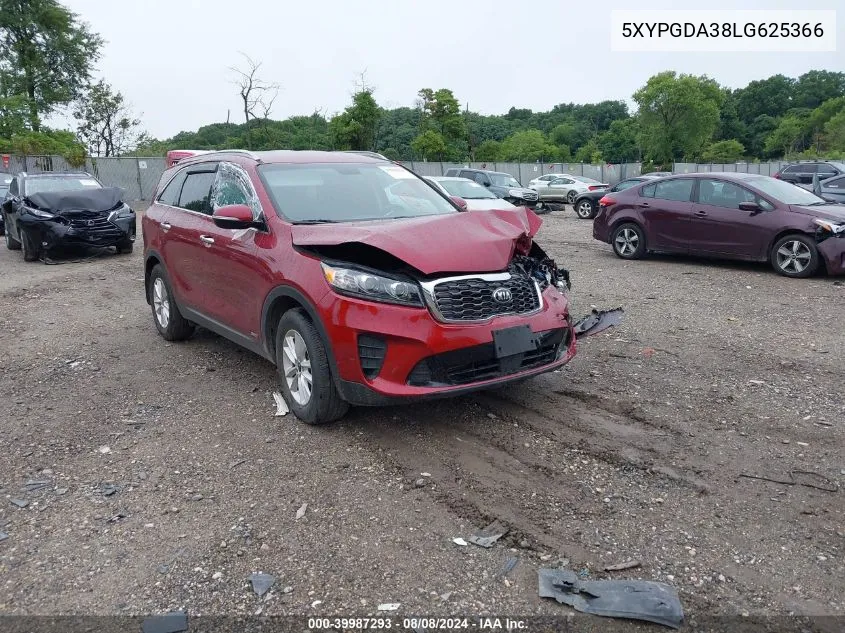 5XYPGDA38LG625366 2020 Kia Sorento 2.4L Lx