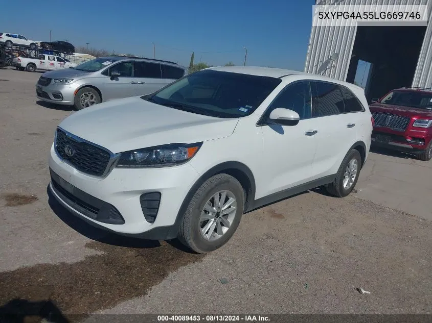 5XYPG4A55LG669746 2020 Kia Sorento 3.3L Lx