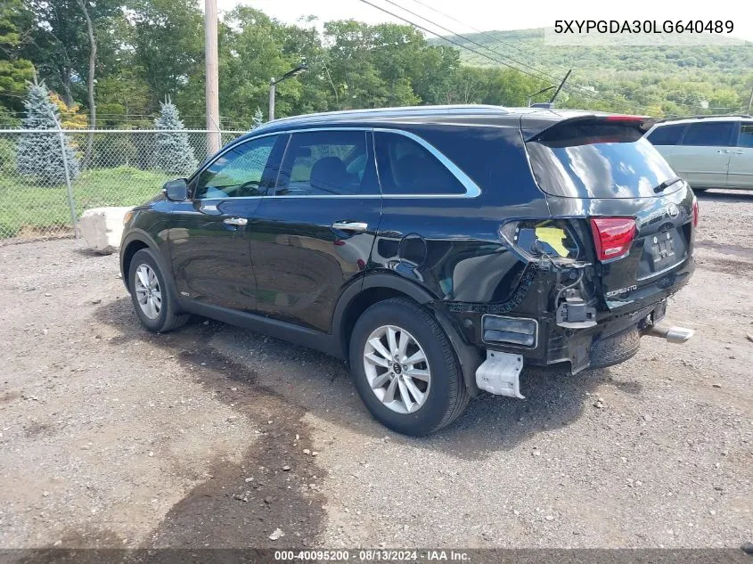 5XYPGDA30LG640489 2020 Kia Sorento 2.4L Lx