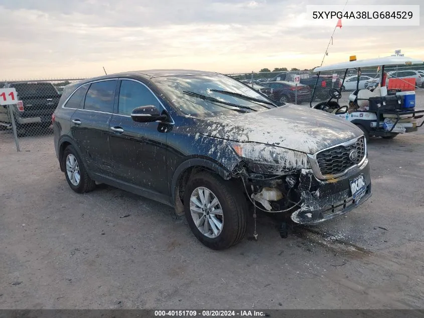 5XYPG4A38LG684529 2020 Kia Sorento 2.4L Lx