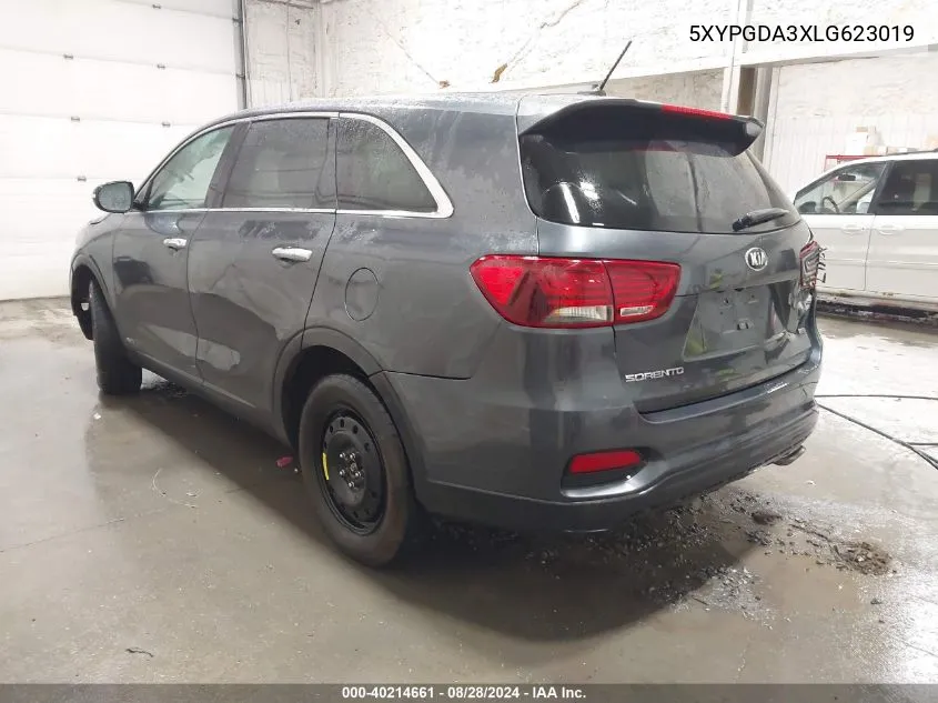 5XYPGDA3XLG623019 2020 Kia Sorento 2.4L Lx