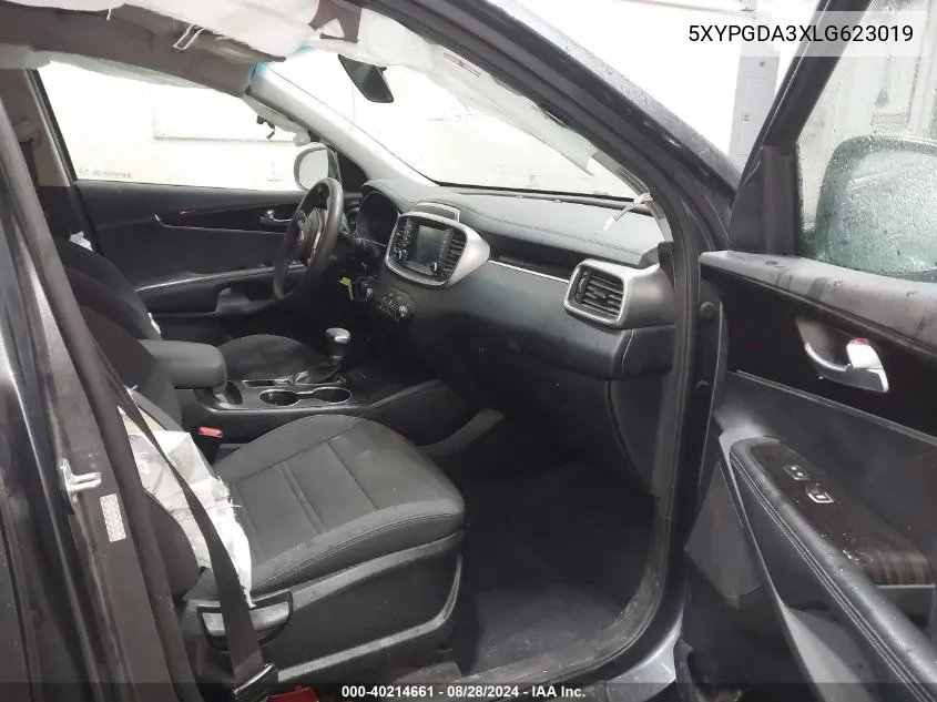 2020 Kia Sorento 2.4L Lx VIN: 5XYPGDA3XLG623019 Lot: 40214661