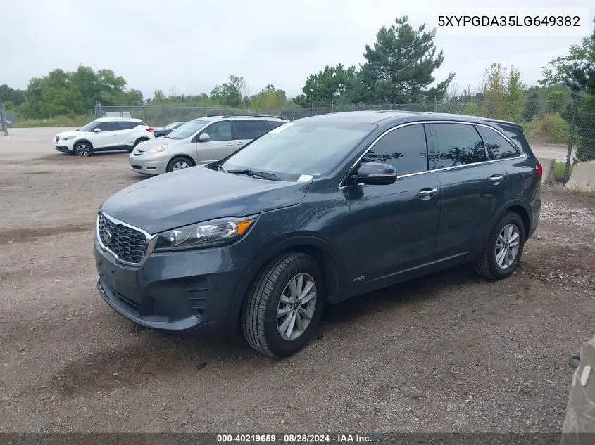 5XYPGDA35LG649382 2020 Kia Sorento 2.4L Lx