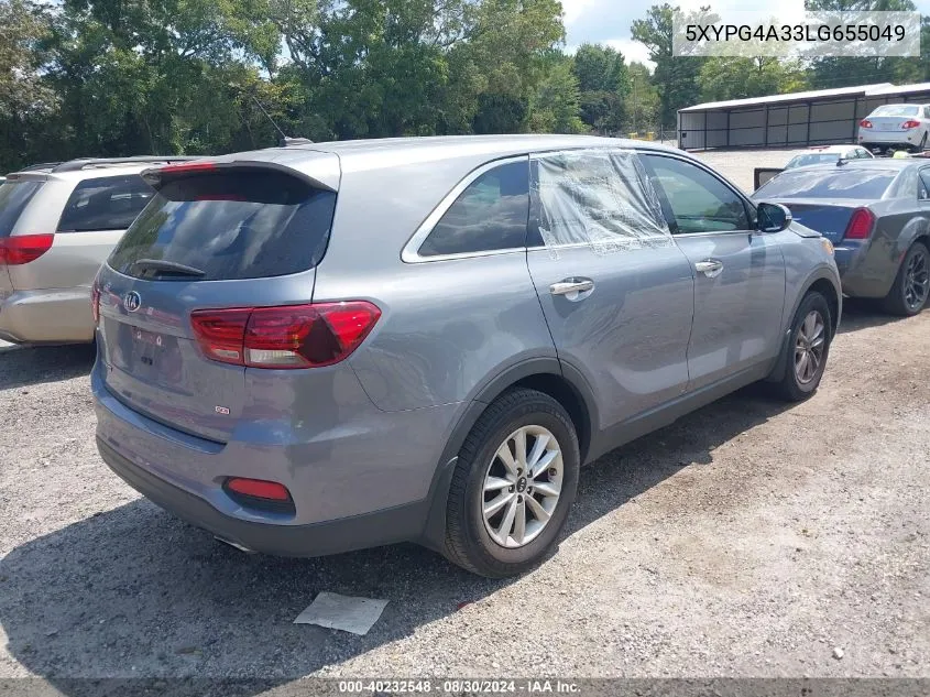 5XYPG4A33LG655049 2020 Kia Sorento 2.4L L