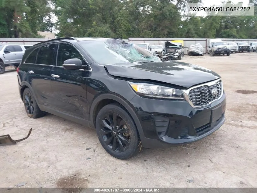 5XYPG4A50LG684252 2020 Kia Sorento 3.3L S