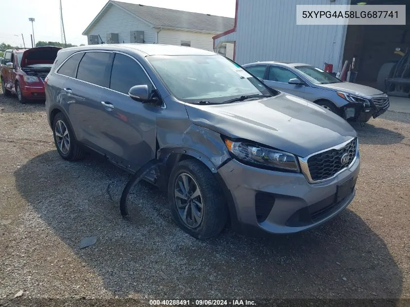 5XYPG4A58LG687741 2020 Kia Sorento 3.3L Lx