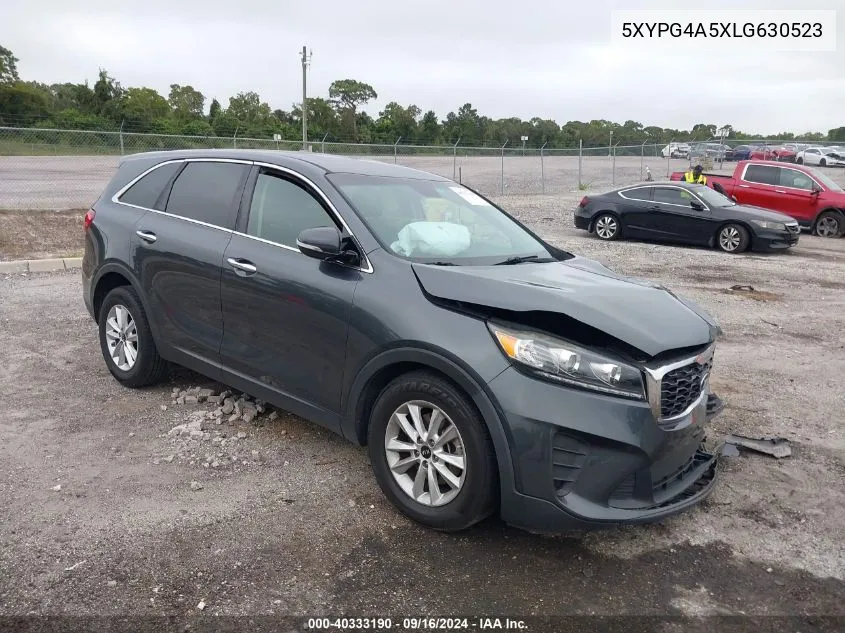 2020 Kia Sorento S VIN: 5XYPG4A5XLG630523 Lot: 40333190