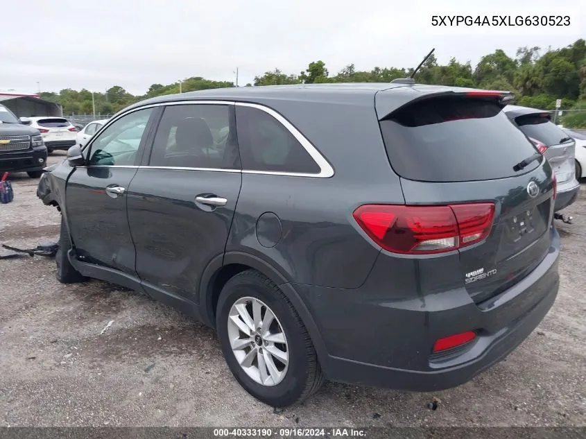 2020 Kia Sorento S VIN: 5XYPG4A5XLG630523 Lot: 40333190