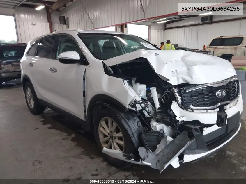 2020 Kia Sorento L/Lx VIN: 5XYPG4A30LG634255 Lot: 40339319