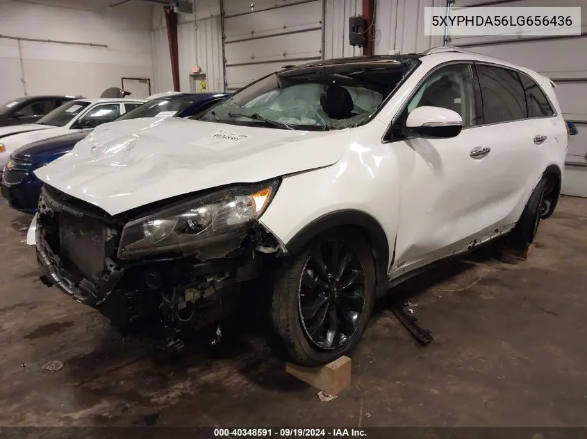 2020 Kia Sorento 3.3L Ex VIN: 5XYPHDA56LG656436 Lot: 40348591