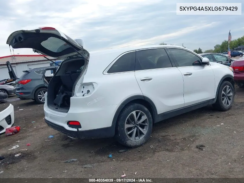 5XYPG4A5XLG679429 2020 Kia Sorento 3.3L Lx