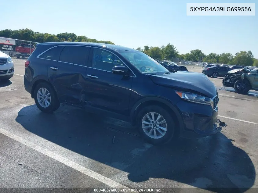 2020 Kia Sorento 2.4L Lx VIN: 5XYPG4A39LG699556 Lot: 40376003