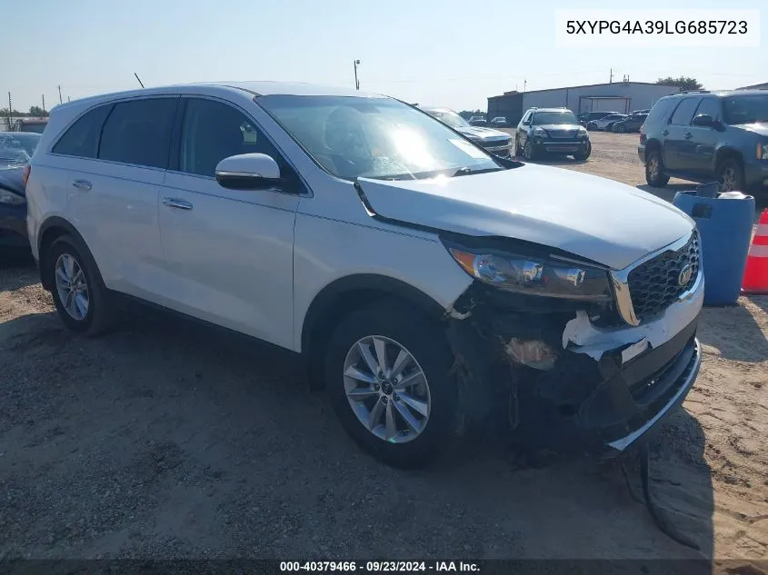 2020 Kia Sorento L/Lx VIN: 5XYPG4A39LG685723 Lot: 40379466