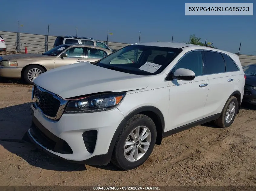 2020 Kia Sorento L/Lx VIN: 5XYPG4A39LG685723 Lot: 40379466