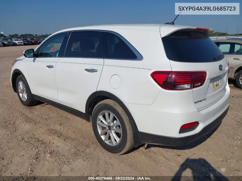 2020 Kia Sorento L/Lx VIN: 5XYPG4A39LG685723 Lot: 40379466