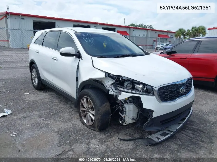 5XYPG4A56LG621351 2020 Kia Sorento 3.3L Lx