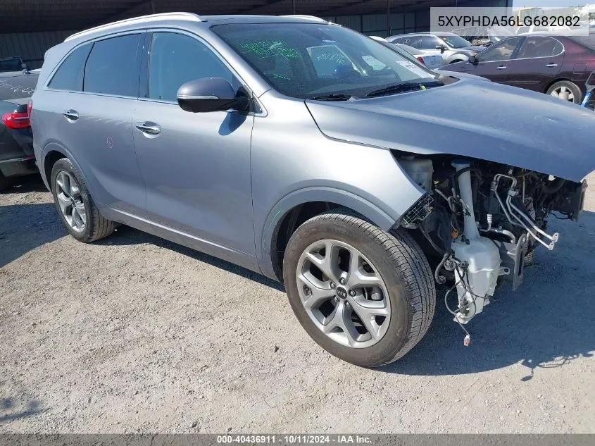 2020 Kia Sorento 3.3L Ex VIN: 5XYPHDA56LG682082 Lot: 40436911