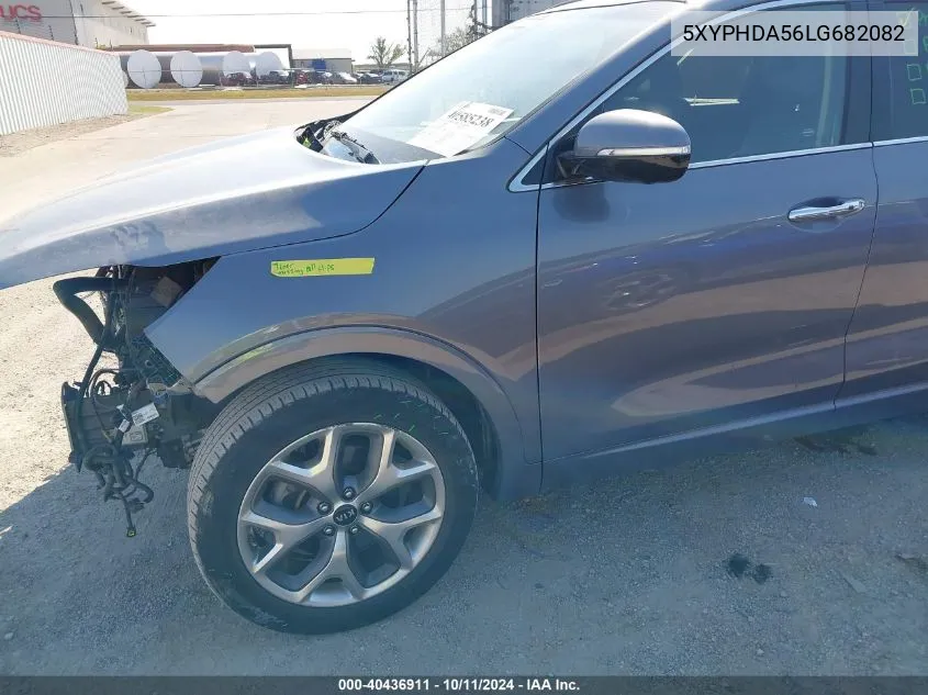 2020 Kia Sorento 3.3L Ex VIN: 5XYPHDA56LG682082 Lot: 40436911