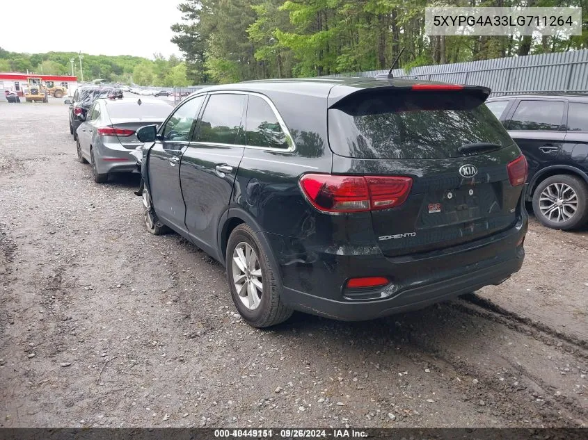 5XYPG4A33LG711264 2020 Kia Sorento 2.4L Lx