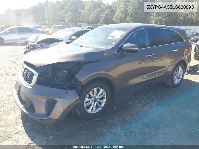 2020 Kia Sorento 3.3L Lx VIN: 5XYPG4A55LG620093 Lot: 40579319