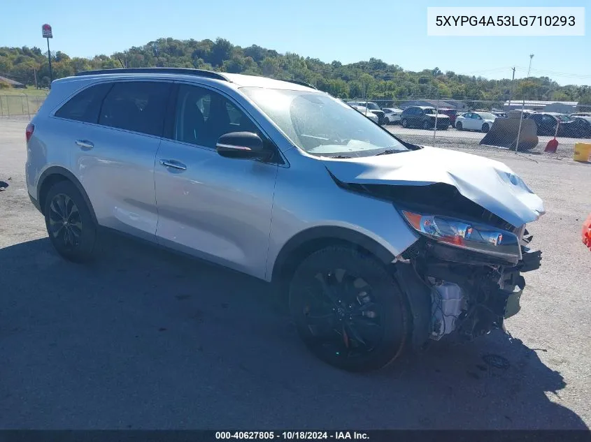 2020 Kia Sorento 3.3L S VIN: 5XYPG4A53LG710293 Lot: 40627805