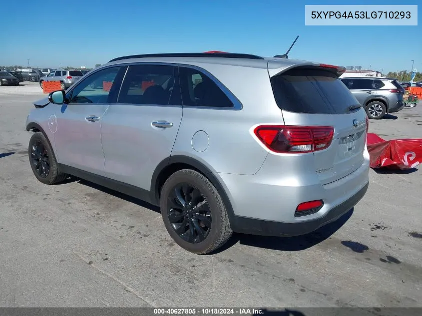 5XYPG4A53LG710293 2020 Kia Sorento 3.3L S