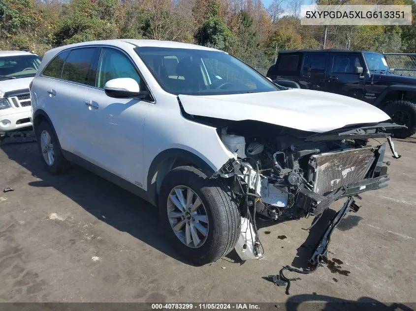 2020 Kia Sorento 3.3L Lx VIN: 5XYPGDA5XLG613351 Lot: 40783299