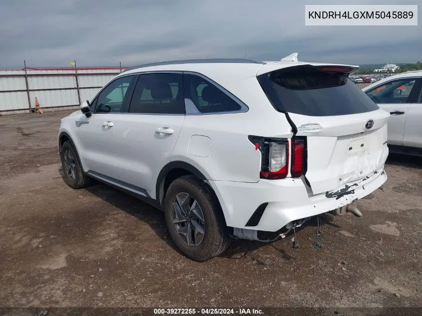 2021 Kia Sorento Hybrid Ex VIN: KNDRH4LGXM5045889 Lot: 39272255