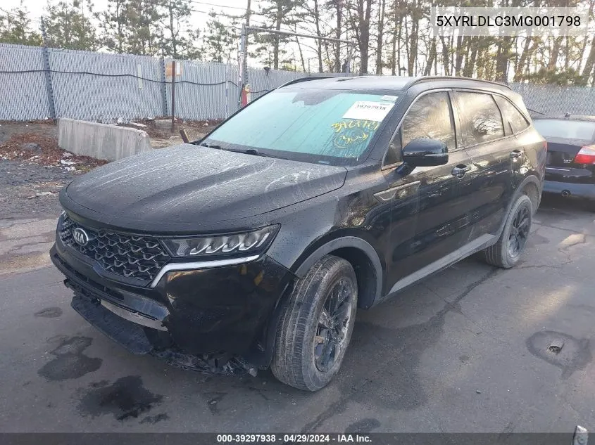 5XYRLDLC3MG001798 2021 Kia Sorento S