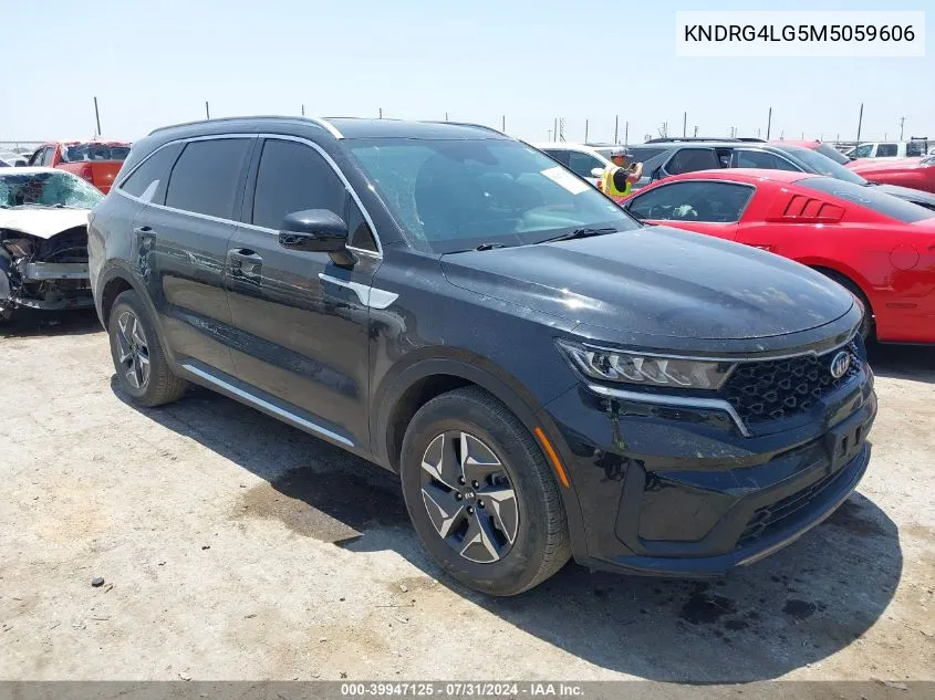 2021 Kia Sorento Hybrid S VIN: KNDRG4LG5M5059606 Lot: 39947125